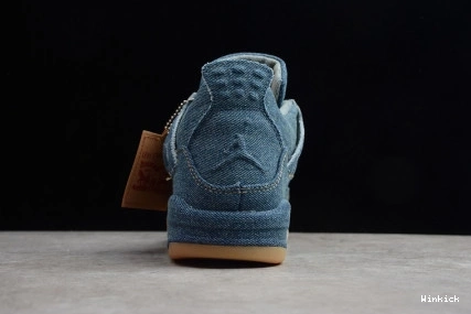 AIR LEVI'S DENIM AO2571-401 JORDAN NIKE 4 X 1005